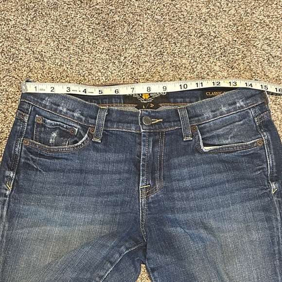 Lucky Brand Women's Dark Blue Classic Rider Jeans 4/27 - Picture 4 of 6